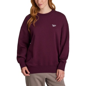 image:imageReebok Womens Classic Oversized Crewneck SweatshirtBlack Cherry